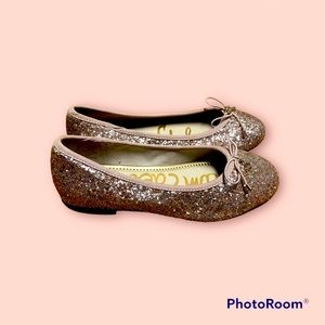 Sam Edelman Girls sz (2) champagne glitter